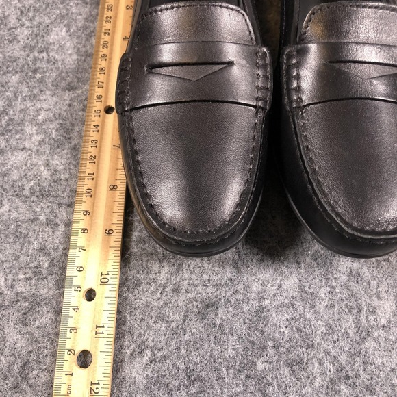 Geox Shoes Women's Size 7 Black Leather Loafers Respira D642TA Made In Italy - Picture 11 of 16